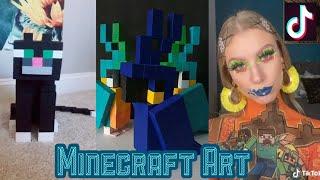 Minecraft Art Tiktok Compilation 