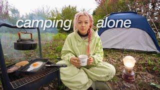 camping alone in japan...