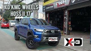 XD KMC Wheels 17 wrapped with Falken Wildpeak AT2  275x70 R17 on a Toyota Hilux @ RNH Tire Supply