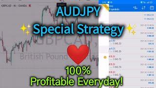 My 100% Forex Trading Strategy for AUDJPY