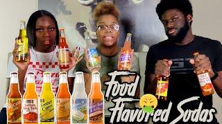 Trying The WORST Soda Flavors in the WORLD  Food Flavored Sodas