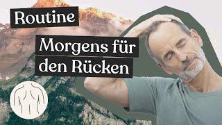 Rückenschmerzen ️ Die 10 Minuten Rücken Übungen Routine für jeden Morgen  Schmerzen unterer Rücken