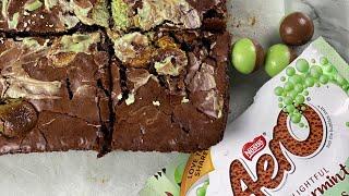 How to make mint chocolate chip brownies Aero