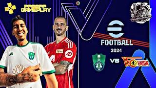 Al Ahli SC Vs Union Berlin  eFootball 2024 PPSSPP Gameplay
