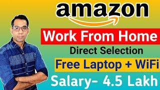 Amazon Work From Home Job  Amazon Recruitment 2024  Amazon Job 2024  Freshers Jobs in Oct 2024