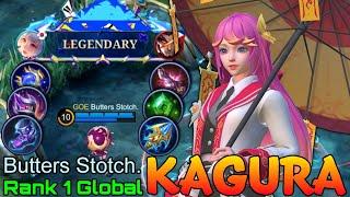 Deadly Umbrella Combo Kagura Perfect Gameplay - Top 1 Global Kagura by Butters Stotch. - MLBB