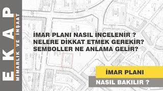 İMAR PLANI Nasıl okunur? imar planı nedir?