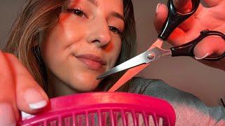 Chaotic ASMR Hair Cut Roleplay 🫧