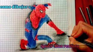 como dibujar a spider Man lejos de casa   How to draw Spiderman far grom home