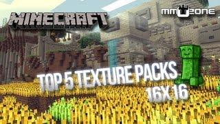 Minecraft - Top 5 Texture Packs 16x16 MMOZone.de