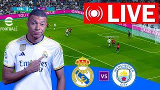 LIVE  Real Madrid VS Manchester City  Full Match Live  PES 2021 Gameplay Video