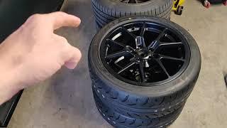 Michelin 2354018 vs Dunlop 2454018 tires on Golf R MK7.5