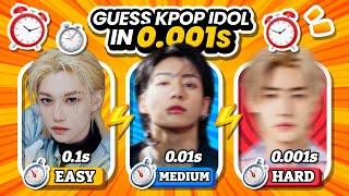 CAN YOU GUESS THE KPOP IDOL IN 0.001S? ‍⏰ EASY-HARD ️ ANSWER - KPOP QUIZ 