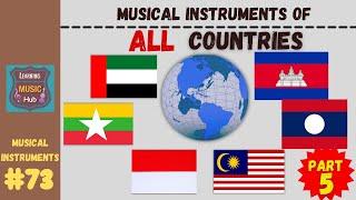 MUSICAL INSTRUMENTS OF ALL COUNTRIES Part 5  LESSON #73   LEARNING MUSIC HUB