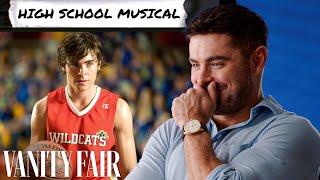 Zac Efron Rewatches High School Musical Neighbors The Greatest Showman & More  Vanity Fair