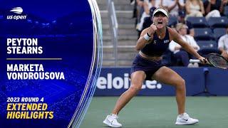 Peyton Stearns vs. Marketa Vondrousova Extended Highlights  2023 US Open Round 4