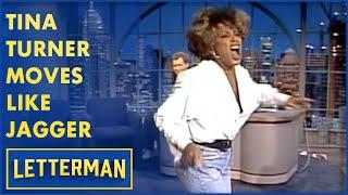 Tina Turner Performs I Dont Wanna Fight Taught Mick Jagger Her Moves  Letterman