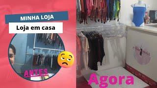 Minha Loja de roupas em casa ....#modinha #pindamonhangaba #lojaemcasa