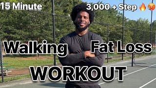 3000+ Step Walking Fat Loss Workout  No Rest No Equipment Needed 