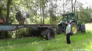 Rescue of two old mercedes trucks