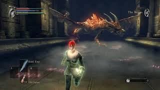 Demons Souls but the Maiden in Black is a Red Dragon