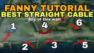 FANNY TUTORIAL 101 FANNY BEST STRAIGHT CABLE FROM BASE TO BOTTOM LANE  MLBB
