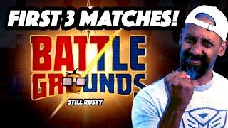 BattleGrounds BETA First 3 RANKED Matches - MCOC