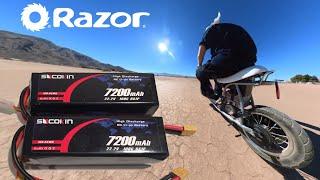 Socokin 7200mah 6s 100c lipo batts  For Razor Pocket Mod??