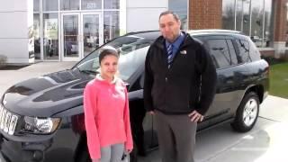 Taylor Skully takes her new 2016 Jeep Compass home from Deacons Chrysler in Mayfield