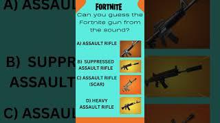 Can you guess the Fortnite gun from the sound?