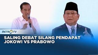 Serunya Debat Capres Jokowi Vs Prabowo Dok. 2019