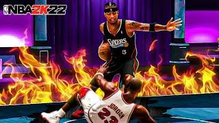 LEGEND ALLEN IVERSON 2-WAY SHOT CREATOR BUILD EMBARRASSING ANKLE BREAKERS NBA 2K22