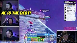 Mongraal *FREAKS OUT* Spectating Peterbot GO CRAZY in End Game of FNCS Global Finals