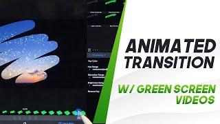 Create Animated Transitions in LumaFusion using Green Screen Videos