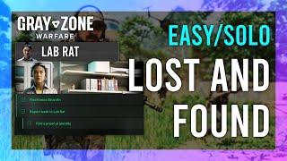 Lost And Found  Lab Rat  Gray Zone Warfare GUIDE  QuickSolo  Mission Tutorial