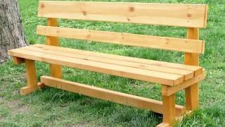 Лавочка для дачи своими руками. Жизнь в деревне  Bench for the garden