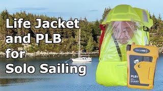 Spinlock Deckvest 6D & Ocean Signal rescueMe PLB1 combined for Solo Sailing