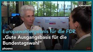 Europawahl 2024 Interview mit Marie-Agnes Strack-Zimmermann FDP Spitzenkandidatin