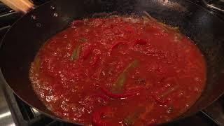 Shakshuka - A Tunisian egg and vegetable dish