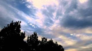 Time Lapse of Late Afternoon Sky and Clouds