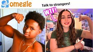 Pretending to be a BABY on OMEGLE Funny Reactions