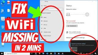 WiFi Not Showing in Settings On Windows 1110  Missing WiFi Fix