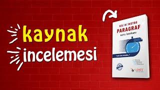 Limit Yayınları Kronometre Paragraf Soru Bankası Kaynak İncelemesi