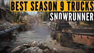 Top 10 SnowRunner BEST trucks for SEASON 9 Renew & Rebuild