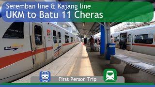 KTM Komuter & MRT POV  UKM to Batu 11 Cheras