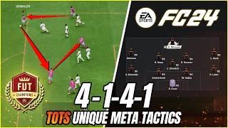 4141 is Extremely BROKEN & The Unique META Post Patch Custom Tactics Got Me Rank 2 EA FC 24 #eafc24