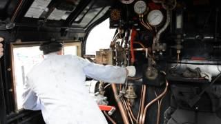 35006 First moves in preservation from the footplate