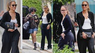 Jennifer Lopez Takes Her Teenage Daughter Emme To Jennifer Garners House