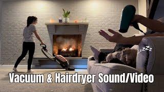 Relaxing Vacuum Cleaner & Hair Dryer Sounds for Sleep  White Noise Blend