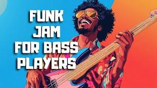 Funk Backing Track For Bass - No Bass Play Along Jam Practice Improvisation  Bassless Songs